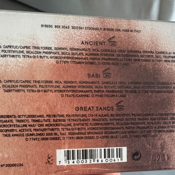 Byredo La Sélection Bâtons de Couleur Trio NWT Eyes Lip and Cheeks - Picture 4 of 4